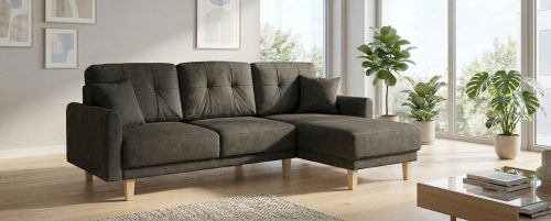 HOME AFFAIRE, Home affaire Ecksofa »Triplo«, wahlweise mit Bettfunktion und Bettkasten, Zierkissen