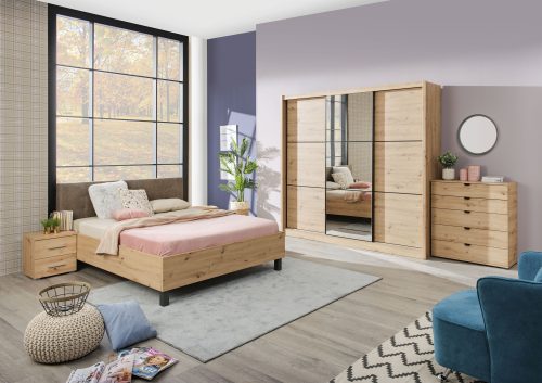 MY HOME, my home Schwebetürenschrank »Navara«, mit Spiegel und zusätzlichen Einlegeböden