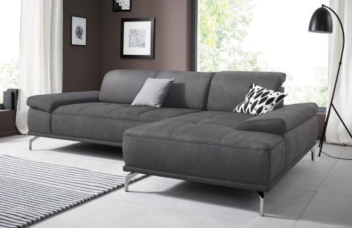 Places of Style Ecksofa »Caluna«, mit Sitztiefen- und Kopfteilverstellung