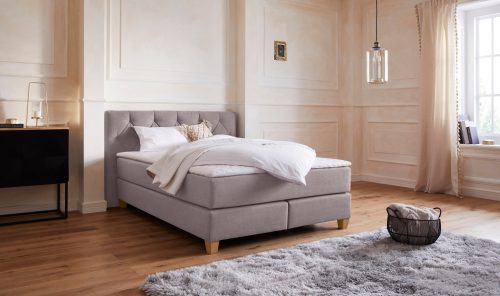 Guido Maria Kretschmer Home&Living Boxspringbett »Harmones«, in 3 Breiten, 3 Matratzenarten, Härtegrad auch im Mix mit je 1 Matratze in H2 und H3, incl. Topper