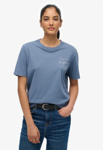 SUPERDRY, Superdry Print-Shirt "LUXE CASUAL RLXD TEE"
