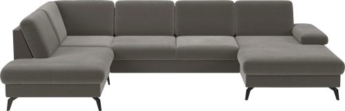 sit&more Wohnlandschaft »Morris U-Form inkl. Sitztiefenverstellung«, wahlweise mit Bettfunktion, Bettkasten und Armteilverstellung