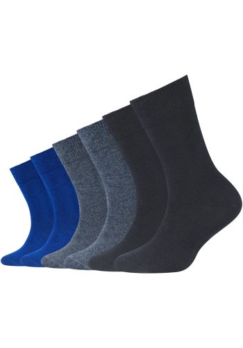 Camano, Camano Socken, (Packung, 6 Paar), Hoher Anteil an gekämmter Baumwolle
