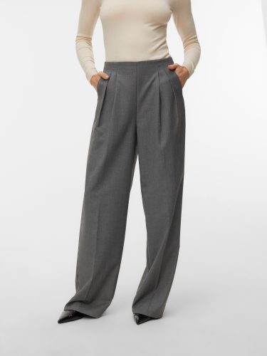 VERO MODA, Vero Moda Anzughose "VMHAILEY HW WIDE PLEAT PANT NOOS" Hose mit weitem Beinschnitt, High Waist Bund