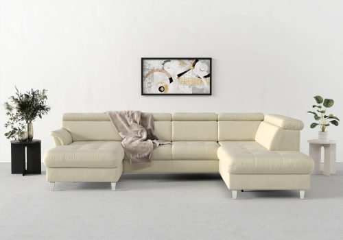 sit&more Wohnlandschaft, inklusive Kopfteilverstellung, wahlweise mit Bettfunktion und Bettkasten
