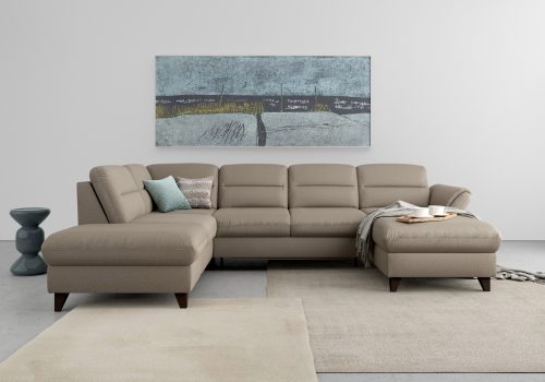 sit&more Wohnlandschaft »Mellum«, inklusive Federkern, wahlweise mit Bettfunktion, Stauraum und Armteilfunktion