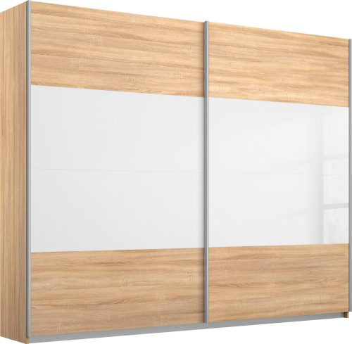 rauch Schwebetürenschrank »Quadra«, mit Glaselementen