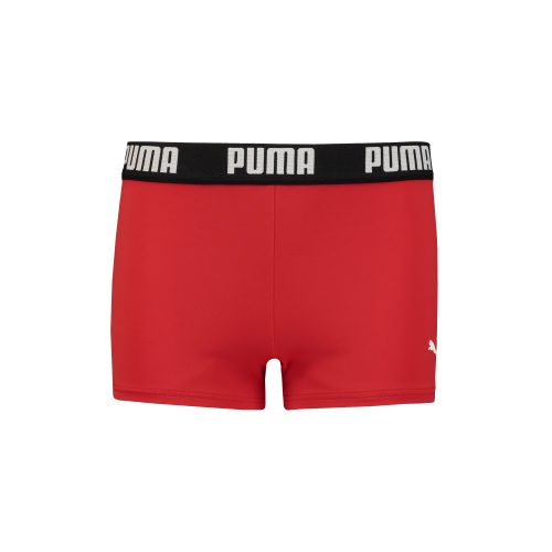 Puma, PUMA Badehose "PUMA SWIM BOYS LOGO TRUNKS" mit elastischem Bund, für Boys, Logoschriftzug