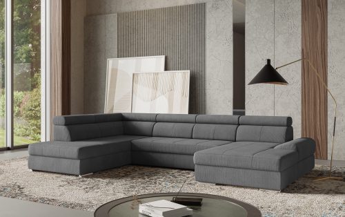 sit&more Wohnlandschaft »U-Form«, mit verstellbaren Kopfteilen, wahlweise mit Bettfunktion