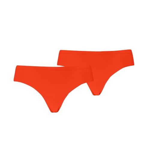 Puma, PUMA Brasilslip "PUMA WOMEN MICROFIBER BRAZILIAN BRIEFS" 2er Pack, nahtlose Ränder für eine unsichtbare Passform