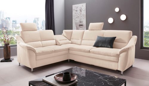 Places of Style Ecksofa »Cardoso«, Federkern, wahlweise mit Bett, Schubkasten, teilweise Relaxfunktion