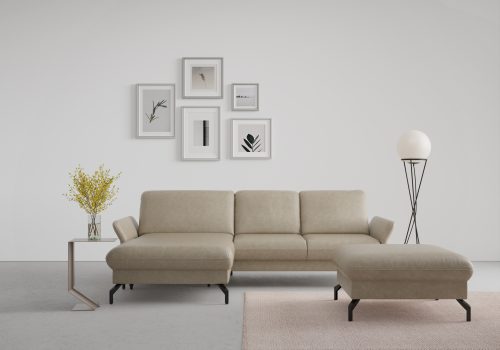 sit&more Ecksofa »Fashion«, wahlweise mit Kopfteilverstellung und Vorziehsitz, motorisch