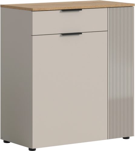 INOSIGN Garderobenschrank »EDIL, Höhe 88cm, 2 Türen, 1 Schubkasten, 3 Fächer« moderne Farbkombination, Platz für ca. 6 Paar Schuhe, Kommode, Schuhschrank, Schuhkommode, Sideboard, Anrichte