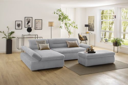 my home Ecksofa »Avesa«, Wahlweise mit Armteilvertsellung und Bettfunktion, B/T/H: 300/172/80 cm