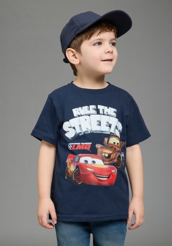 KIDSWORLD, KIDSWORLD T-Shirt "CARS LIGHTNING MCQUEEN - Disney Shirt" Kurzarm, Rundhalsausschnitt, in Basic Passform, aus Baumwolle