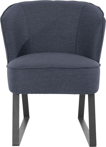 exxpo - sofa fashion Sessel, mit Keder und Metallfüssen, Bezug in verschiedenen Qualitäten, Frei im Raum stellbar