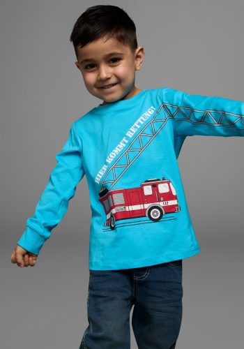 KIDSWORLD, KIDSWORLD Langarmshirt »HIER KOMMT RETTUNG«