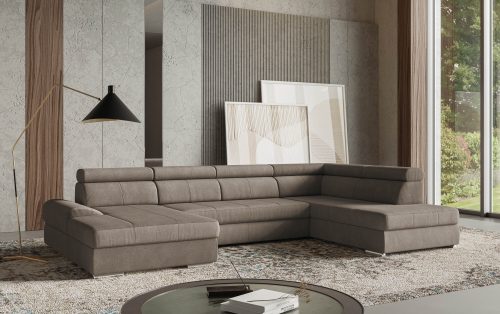 sit&more Wohnlandschaft »U-Form«, mit verstellbaren Kopfteilen, wahlweise mit Bettfunktion