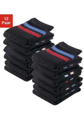 GO IN, Go in Tennissocken, (12 Paar), mit Frottee