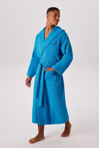 KangaROOS, KangaROOS Unisex-Bademantel »Cassidy, für Damen & Herren, Standardlänge & Überlänge« 1 Stk. tlg., mit Taschen, Männer und Frauen, Baumwolle, Reise, Hotel, Sauna, S-3XL