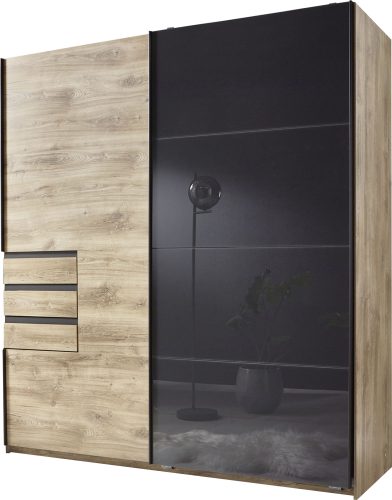 Wimex, Wimex Schwebetürenschrank »Oldenburg«, mit Glaselementen