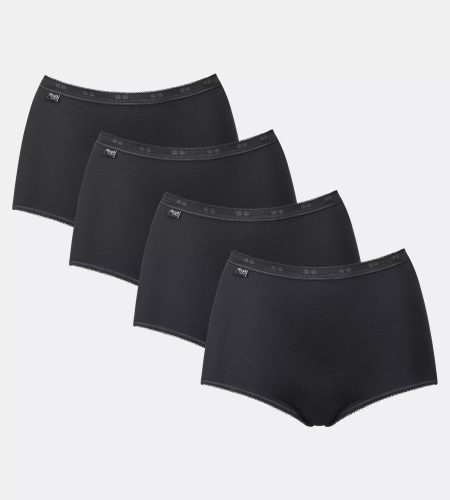 SLOGGI, sloggi – Maxi-Slip 4x schwarz 54