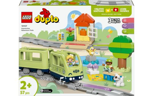 LEGO, 10427 DUPLO Town Interaktive Abenteuer-Eisenbahn, Konstruktionsspielzeug