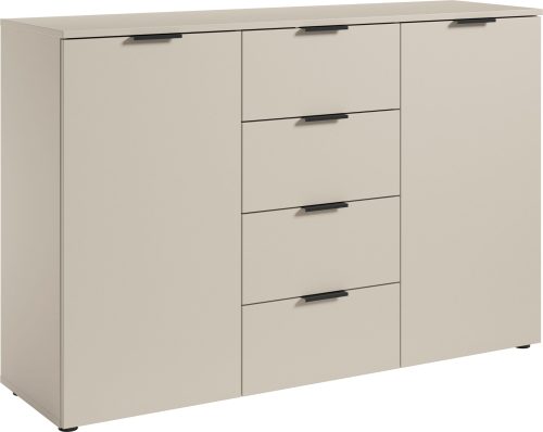 HBZ Sideboard »Linz Kommode, BxHxT 135x90x40cm«, (1 St.), Breite 135cm,Lip-Griff, Melaminbeschichtung