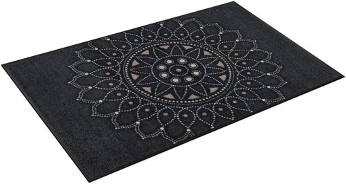 wash+dry by Kleen-Tex Teppich »Purnima«, rechteckig, 7 mm Höhe, Mandala Motiv, rutschhemmend, In- und Outdoor geeignet, waschbar