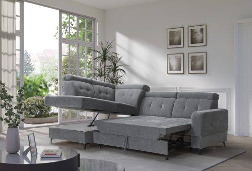 exxpo - sofa fashion Ecksofa »Monte, Kopfteile verstellbar, optional mit Bettfunktion & Bettkasten«