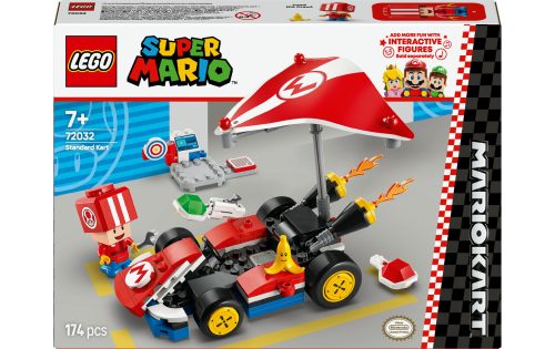 LEGO, 72032 Super Mario - Mario Kart: Standard-Kart, Konstruktionsspielzeug