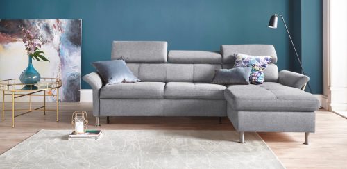 exxpo - sofa fashion, exxpo - sofa fashion Ecksofa, inkl. Kopf- bzw. Rückenverstellung, wahlweise mit Bettfunktion und Bettkasten