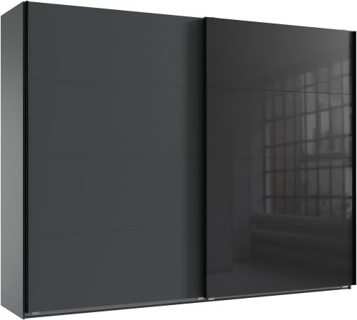 undefined, Schwebetürenschrank MIDNIGHT grafit 3 Türen