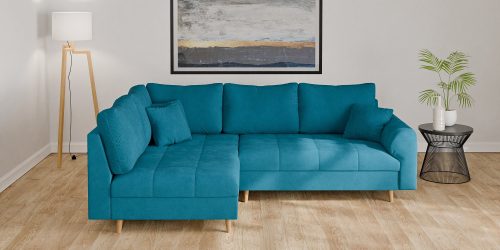Home affaire Ecksofa »CHARRE incl. 3 Zierkissen«, L-Form, feine Steppung, lose Rückenkissen, auch in Cord und Bouclé