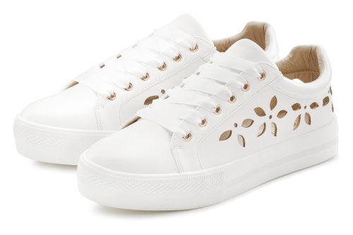 Lascana, LASCANA Sneaker, mit kleinen Cut-Outs VEGAN