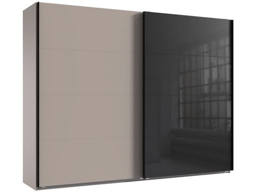 undefined, Schwebetürenschrank MIDNIGHT beige 3 Türen