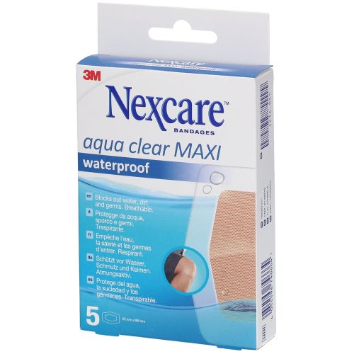 3m, 3M Aqua Clear Maxi waterproof 59x88mm (5 Stück)