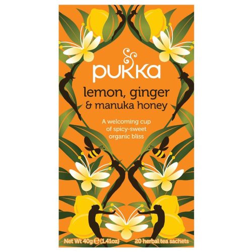 Pukka Zitronen- Ingwer Manuka-Honig Tee