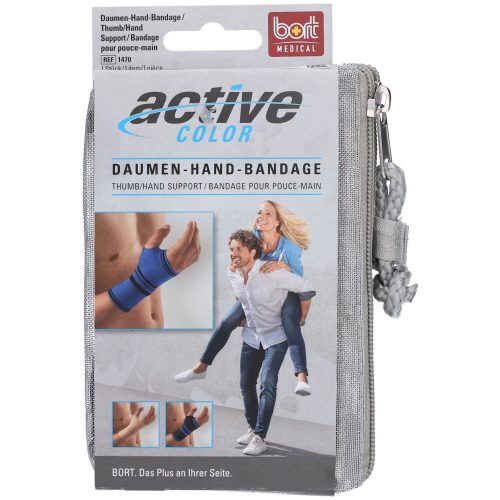 bort, bort Daumen-Hand-Bandage M schwarz (1 Stück)