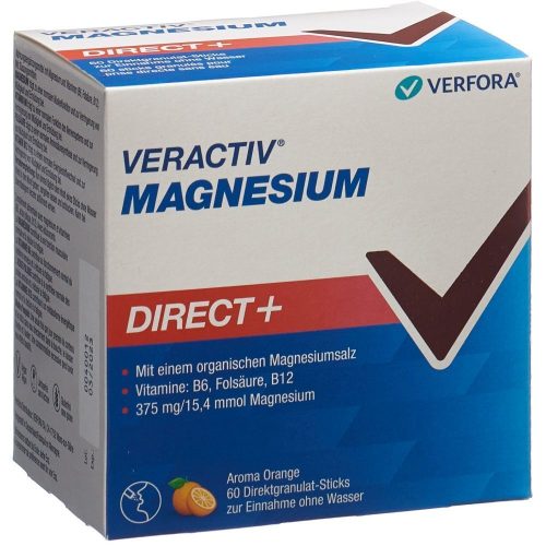 Veractiv, Veractiv Magnesium Direct+ (60 Stück)