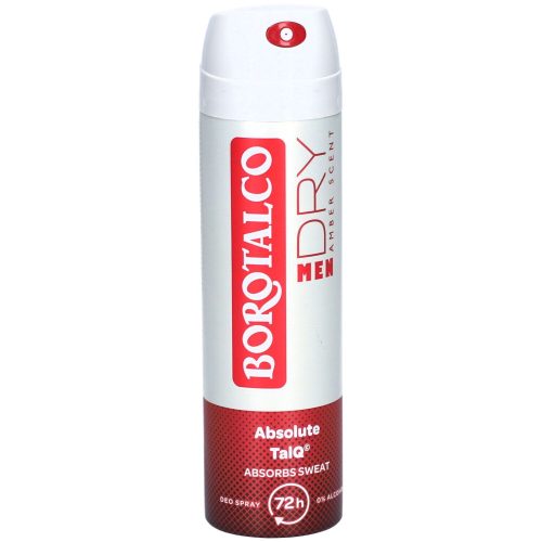 Borotalco, Men Deo Extra Dry Amber Spray Herren  150 ml