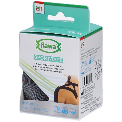 flawa, flawa SPORT-TAPE 5cmx5m schwarz (1 Stk)