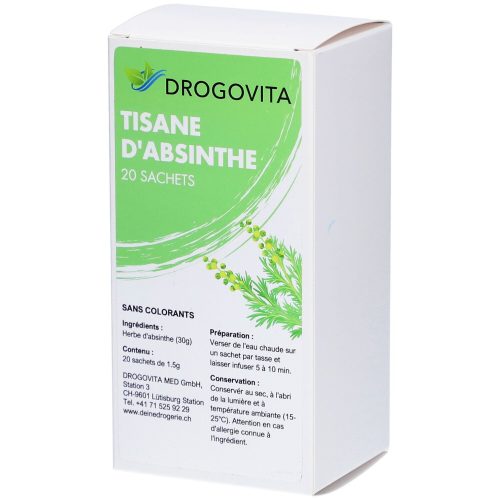 Drogovita, Drogovita Wermut Tee (20 Stück)