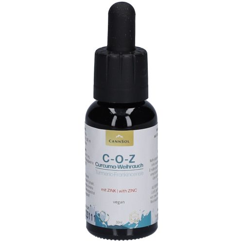 CannSol Distribution AG, CannSol C-O-Z Curcuma Weihrauch mit Zink Tropfen