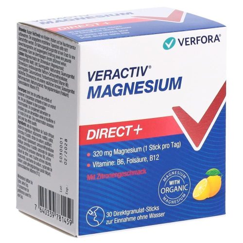undefined, Veractiv Magnesium Direct+ Stick 30 Stück Zitrone