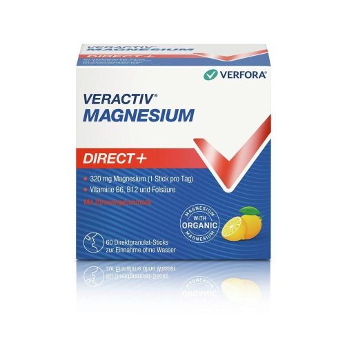 undefined, Veractiv Magnesium Direct+ Stick 60 Stück Zitrone