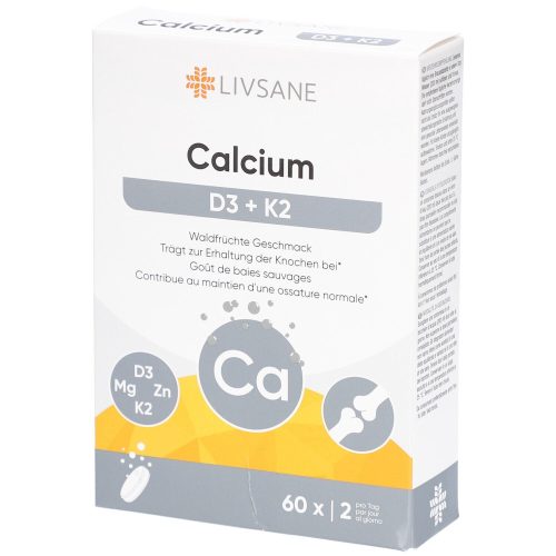 Pharmapost AG, Livsane Calcium D3 + K2 - Wildbeerengeschmack
