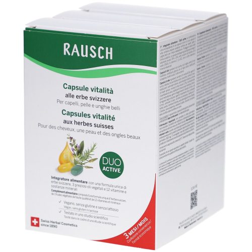 Rausch, RAUSCH Vital Kapseln mit Schweizer Kräutern (3x60 Stk)