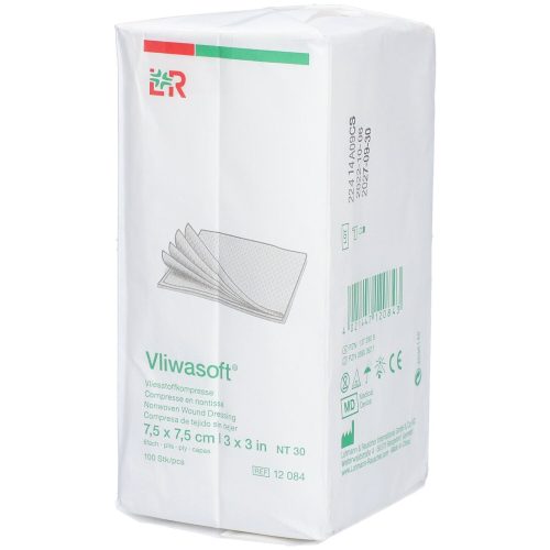 Vliwasoft, Vliwasoft Vliesstoffkompressen 7.5x7.5cm 6-lagig (100 Stück)