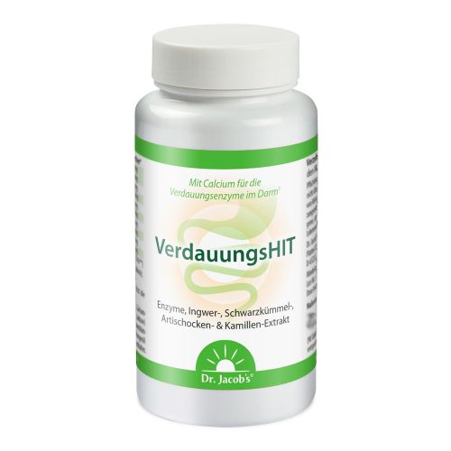 Dr.Jacob's VerdauungsHIT Enzyme Ingwer Schwarzkümmel Artischocke Kamille Moringa